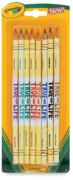 True to Life Colored Pencils, Set of 8