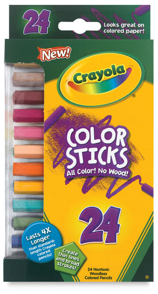 Color Sticks, Set of 24
