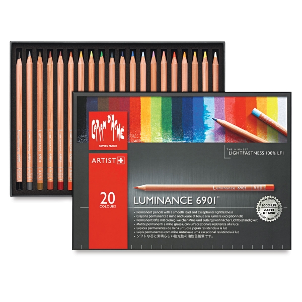 Caran d'Ache Luminance Colored Pencil Sets BLICK art materials