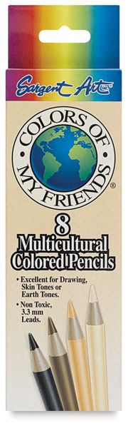 Multicultural Colored Pencils, Set of 8