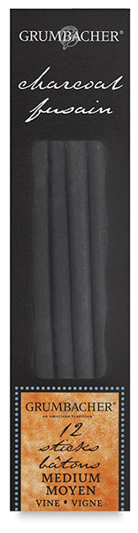 Medium Vine Charcoal, Pkg of 12