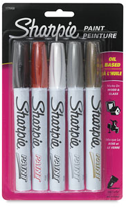 Set of 5 Assorted w/ Metalic Markers