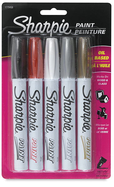 Set of 5 Assorted w/ Metalic Markers