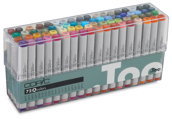 Original Markers, Set A of 72 Colors, Broad Range