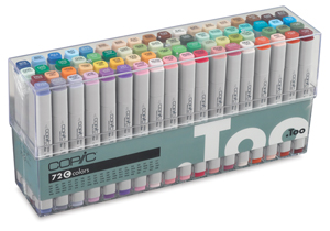 Original Markers, Set C of 72 Colors, Flesh Tones