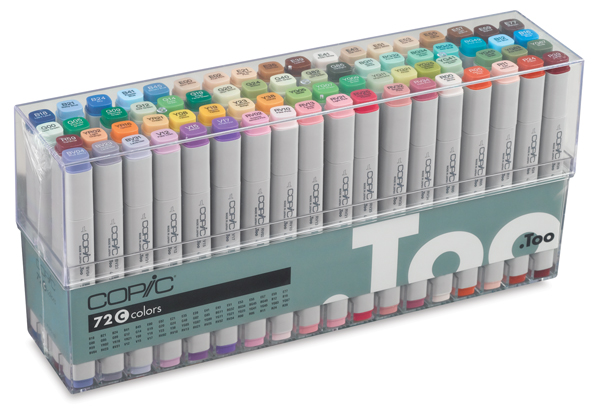 Original Markers, Set C of 72 Colors, Flesh Tones