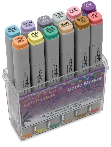 Original Markers, Pastels Set of 12 Colors&nbsp; NEW! 
