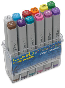 Original Markers, Brights Set of 12 Colors&nbsp; NEW! 