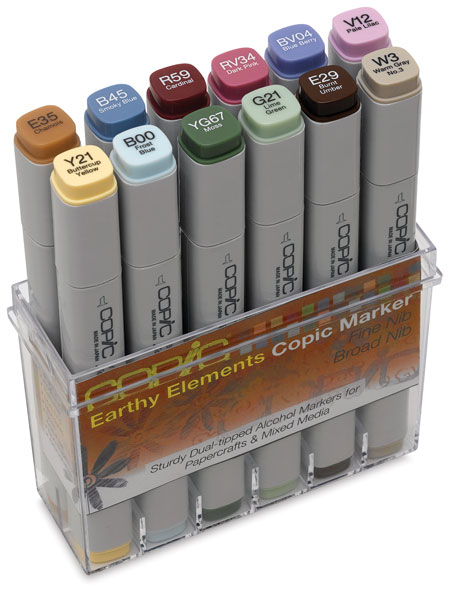 Original Markers, Earthy Set of 12 Colors&nbsp; NEW! 