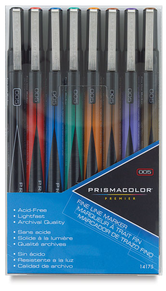 Extra Fine Line Markers, Set of 8