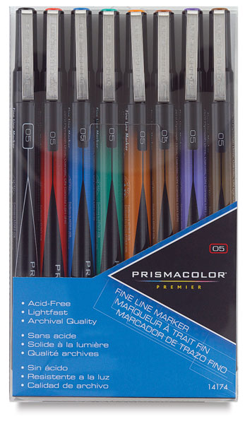 Fine Line Markers, Set of 8