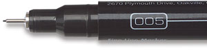 Extra Fine Line,  Nib Size 005 