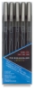 Black Fine Line Markers, Set of 5