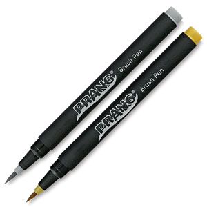Silver and Gold Brush Pens