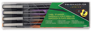 Chisel Tip Markers, Set of 4 Fashion Colors