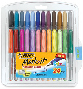 Set of 24, Assorted Colors, Fine