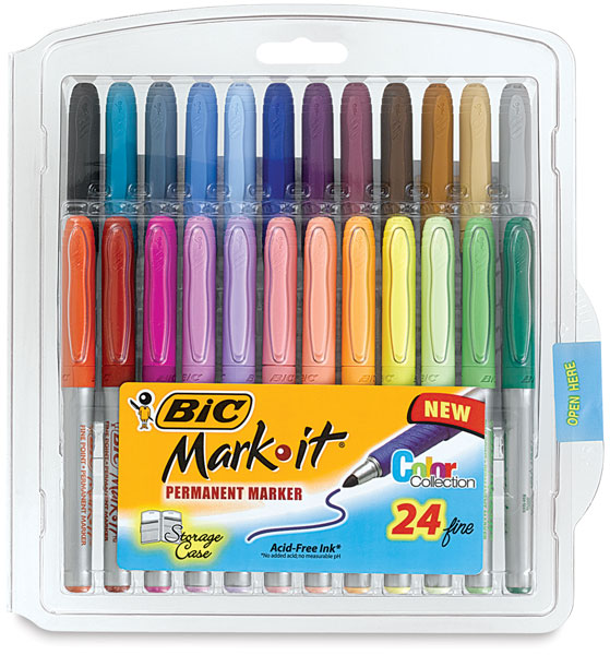 Set of 24, Assorted Colors, Fine