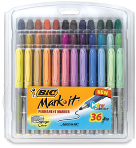Set of 36, Assorted Colors, Fine