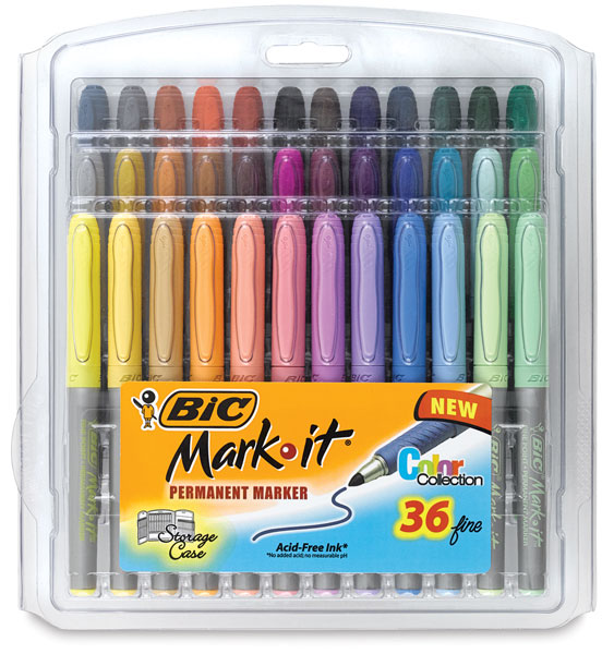 Set of 36, Assorted Colors, Fine