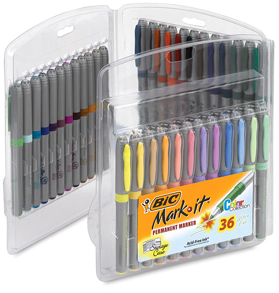 Set of 36, Assorted Colors, Ultra Fine