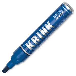 K-73 Bleed Thru Ink Marker, Blue