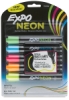 Neon Dry Erase Markers, Set of 5