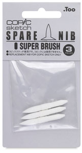 Sketch and Ciao Replacement Nibs, Set of 3, Super Brush