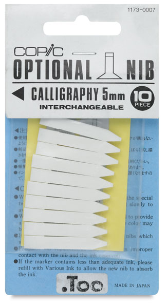 Original Replacement Nibs, Set of 10, Calligraphy, 5mm
