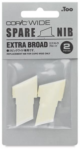 Wide Replacement Nibs, Set of 2, Extra Broad
