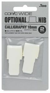 Wide Replacement Nibs, Set of 2, Calligraphy, 18 mm
