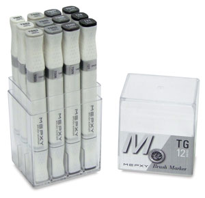 Toner Gray, Set of 12