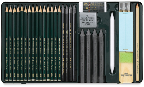 Pitt Monochrome Graphite Set of 29