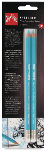 Sketcher Non-Photo Blue Pencil, Set of 2