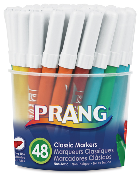 Classic Bullet Tip Art Marker, Tub of 48