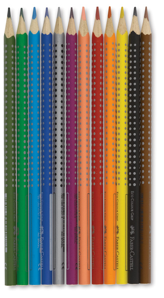 GRIP Colored EcoPencils, Set of 12