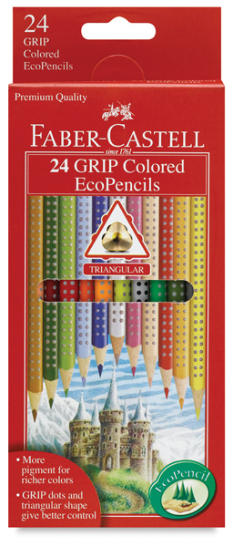GRIP Colored EcoPencils, Set of 24
