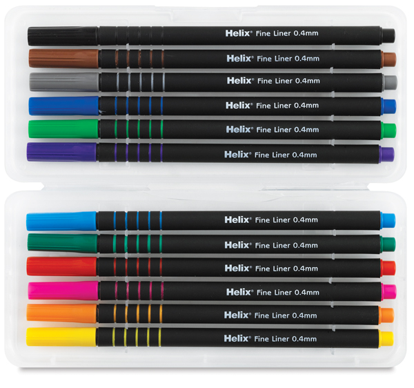 Fine Liner Pens, Set of 12