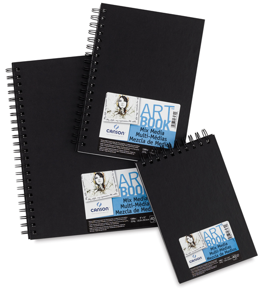 Mix Media Hardbound Art Books