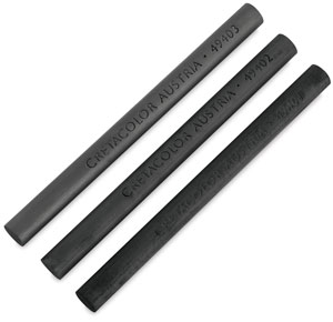 Compressed Charcoal, Pkg of 3