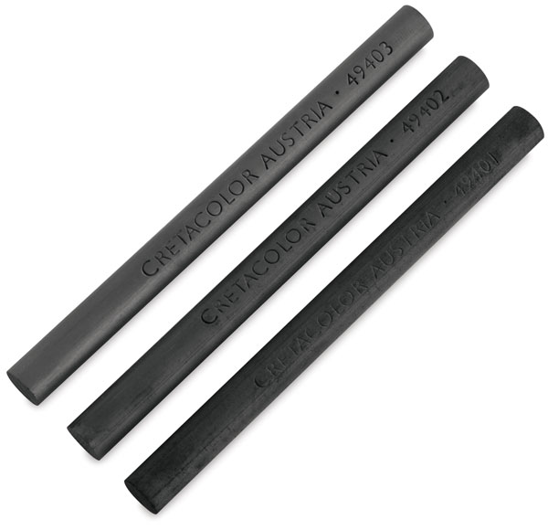 Compressed Charcoal, Pkg of 3