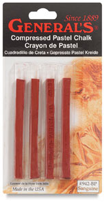 Sanguine Pastel Chalk, Pkg of 4