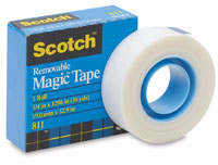 3M Scotch #811 Magic Plus Removable Transparent Tape