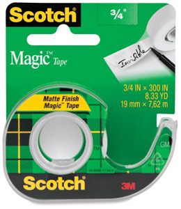 Magic Tape Dispenser, &frac34;" Width&nbsp; NEW! 