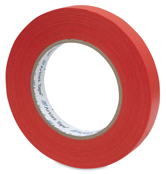 Red Artist Tape, Roll