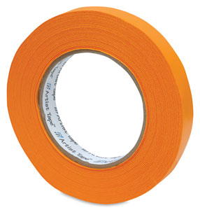 Orange Artist Tape, Roll