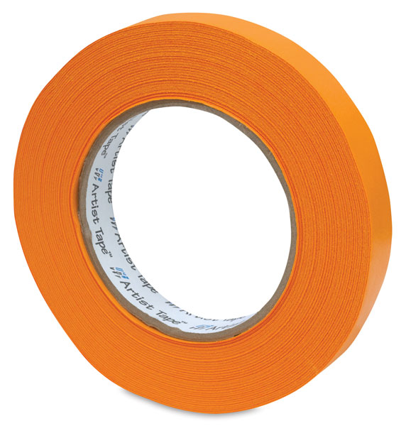 Orange Artist Tape, Roll