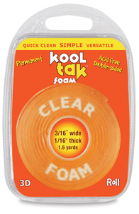 Clear Adhesive Foam, Roll