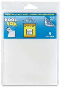 Adhesive Sheets, Pkg of 6