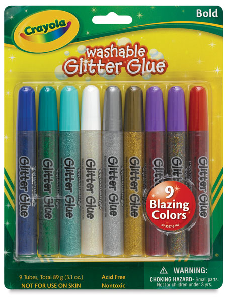 Glitter Glue, Set of 9