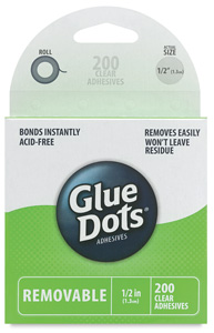 Removable Glue Dots, Box of 200